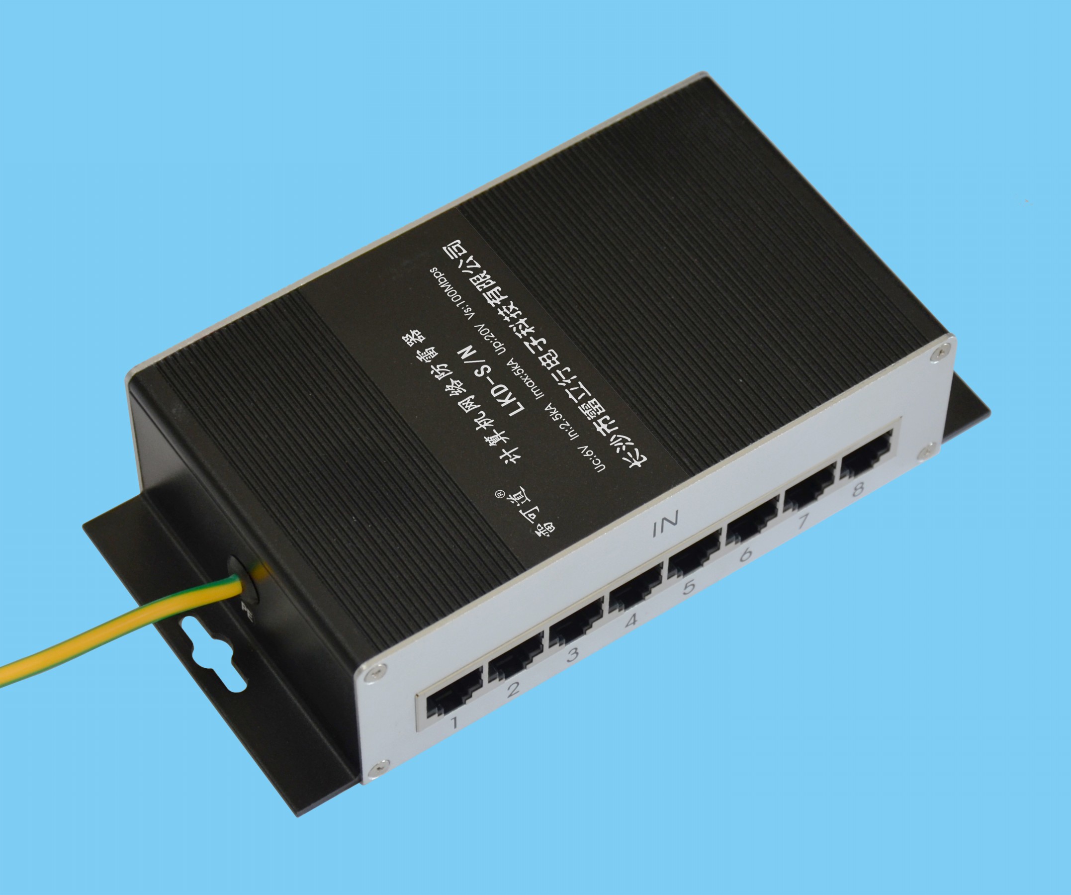 雷可道計算機網(wǎng)絡防雷器 LKD-S/N 100MBps 1000Mbps POE